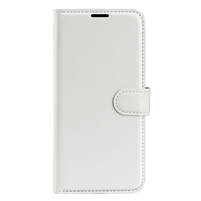 Bild 5,  Xiaomi Redmi 12C 4G Fodral Litchi Läder Vit - Teknikhallen.se