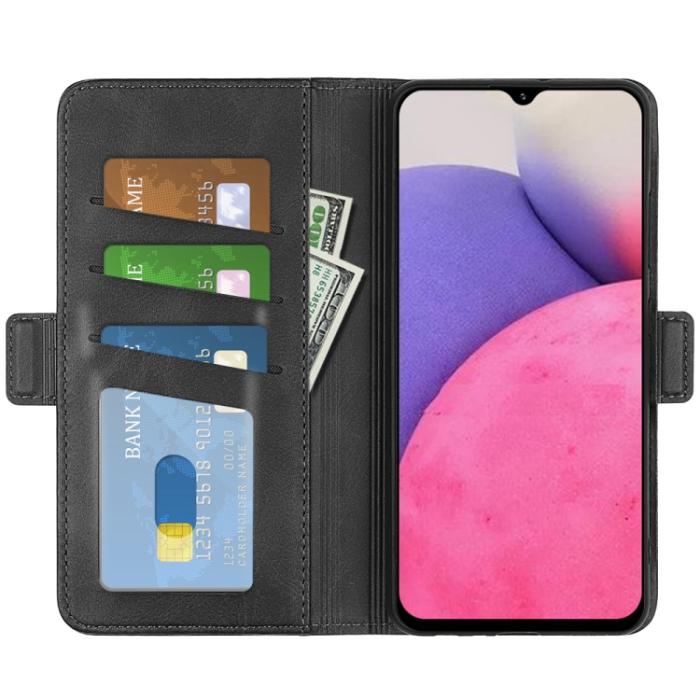 Bild 4,  Samsung Galaxy A33 5G Fodral Magnetisk Stängning Svart - Teknikhallen.se