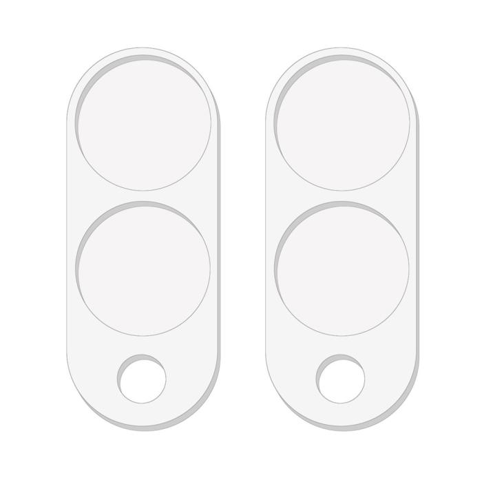 Bild 2,  Samsung Galaxy Z Fold 8 2-PACK Linsskydd Härdat Glas - Teknikhallen.se