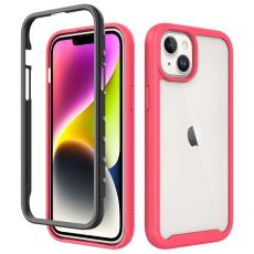  iPhone 15 Plus Skal Shockproof Med Frontram Rosar&ouml;d - Teknikhallen.se