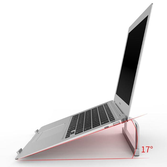 Bild 5, Tech-Protect Tech-Protect Laptop Stativ Universal Silver - Teknikhallen.se