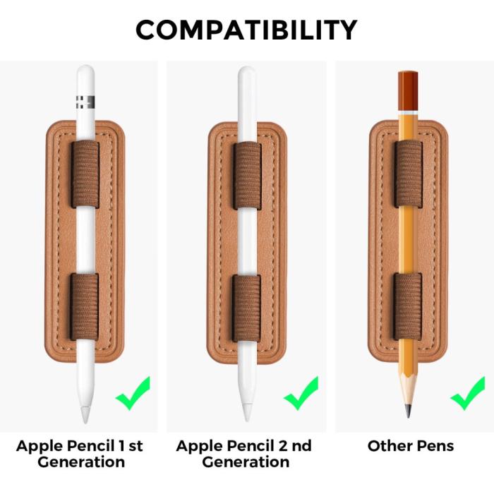Bild 4, AHASTYLE AHASTYLE Universal Stylus Pennhållare I PU-Läder Svart - Teknikhallen.se