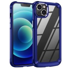  iPhone 15 Plus Skal Shockproof Hybrid Armor Bl&aring; - Teknikhallen.se