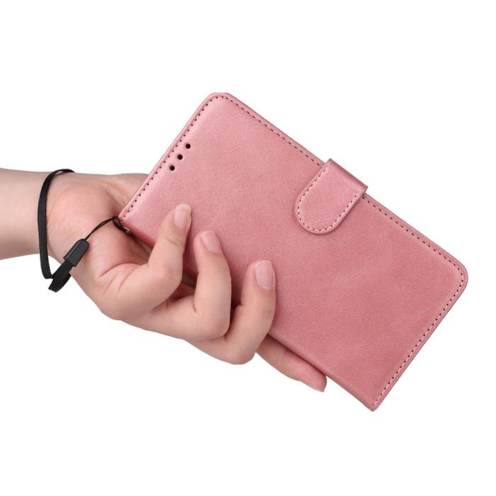 Bild 6,  Xiaomi 12T / 12T Pro Fodral Läder Roséguld - Teknikhallen.se