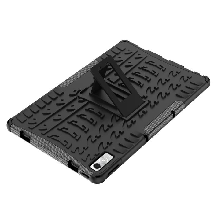 Bild 6,  Lenovo Tab P11 Gen 2 Skal Rugged Kickstand Armor Svart - Teknikhallen.se