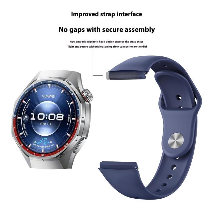 Bild 4,  Huawei Watch GT 6 Pro 46 mm Armband Silikon Rosa - Teknikhallen.se