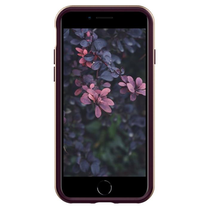 Bild 4, Spigen Spigen Caseology iPhone 7/8/SE Skal Parallax Burgundy - Teknikhallen.se