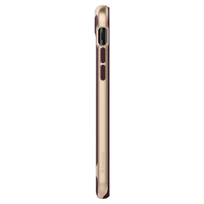Bild 5, Spigen Spigen Caseology iPhone 7/8/SE Skal Parallax Burgundy - Teknikhallen.se
