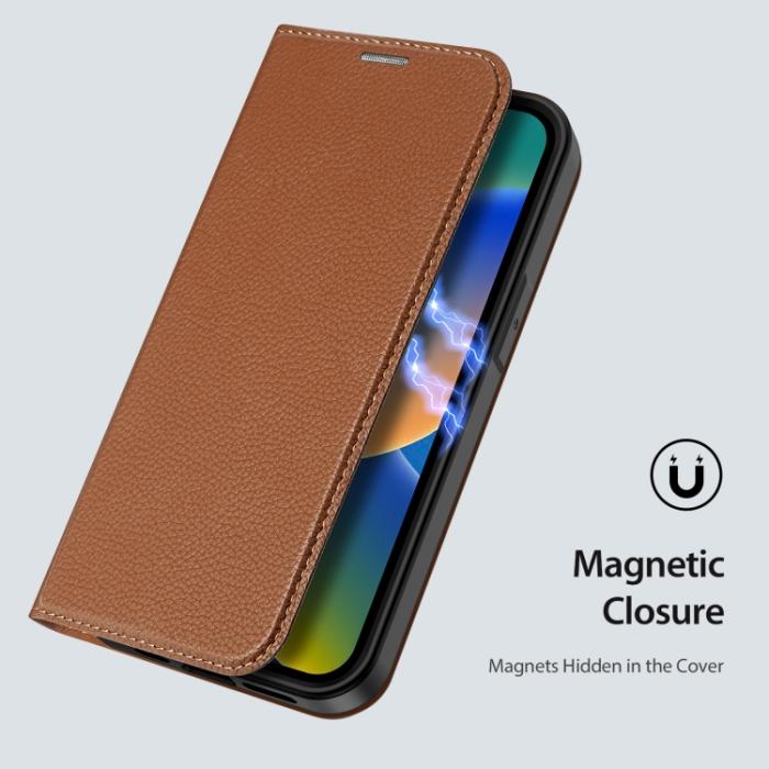Bild 2, DUX DUCIS DUX DUCIS iPhone 14 Plus Fodral Skin X2 Premium Brun - Teknikhallen.se