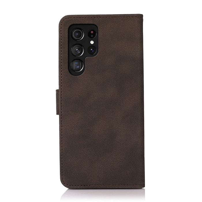 Bild 3, KHAZNEH KHAZNEH Samsung Galaxy S22 Ultra Fodral Retro Läder Brun - Teknikhallen.se