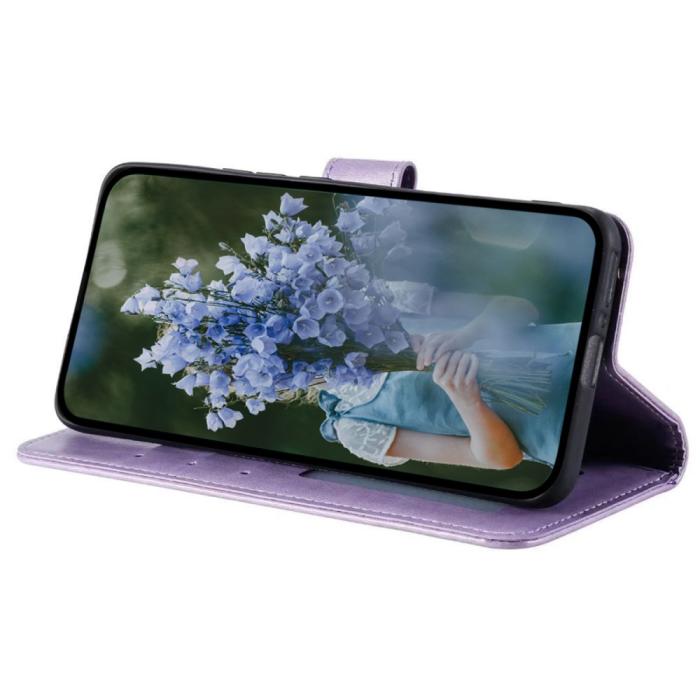 Bild 3,  Samsung Galaxy A35 5G Fodral Mandala Läder Lila - Teknikhallen.se