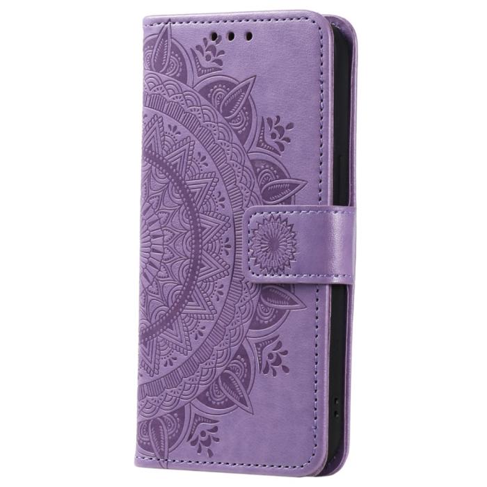 Bild 5,  Samsung Galaxy A35 5G Fodral Mandala Läder Lila - Teknikhallen.se