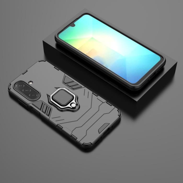 Bild 6,  Samsung Galaxy A26 5G Skal Hybrid Ring Armor Svart - Teknikhallen.se