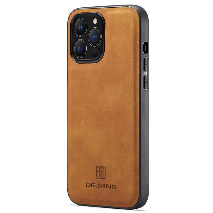 Bild 2, DG.MING DG.MING iPhone 14 Pro Max Skal Läderbelagt Brun - Teknikhallen.se