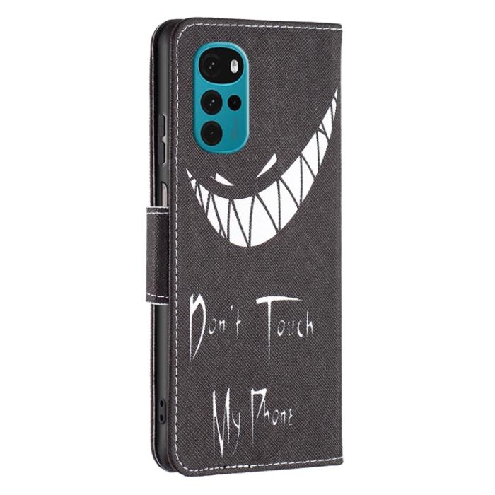 Bild 3,  Motorola Moto G22 Fodral Tryck Dont Touch My Phone - Teknikhallen.se