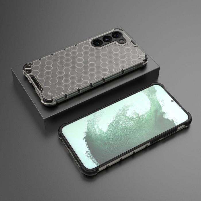 Bild 3,  Samsung Galaxy S23 Plus Skal Honeycomb Hybrid Svart - Teknikhallen.se