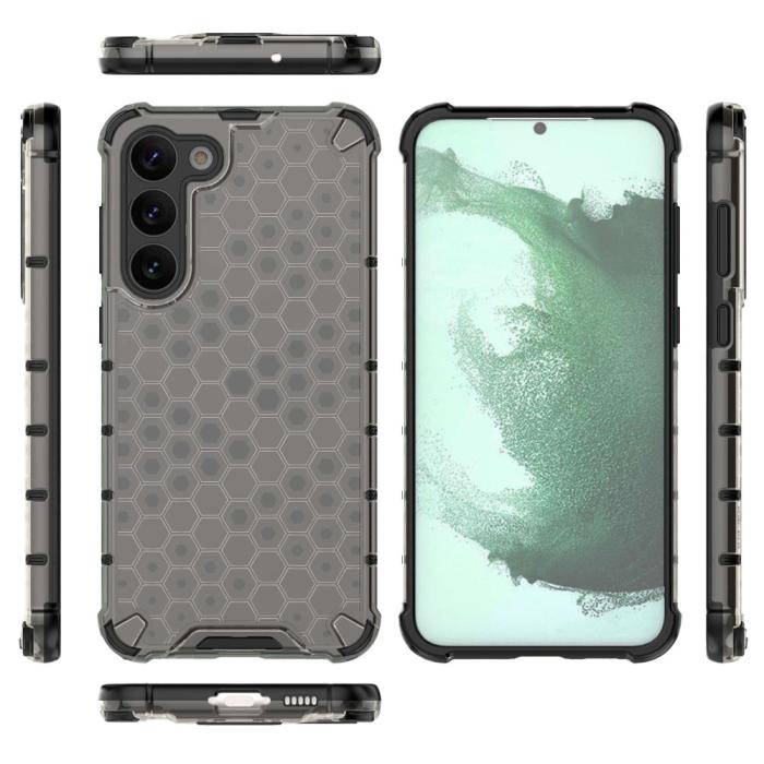 Bild 4,  Samsung Galaxy S23 Plus Skal Honeycomb Hybrid Svart - Teknikhallen.se