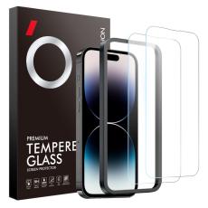 NORTHJO NORTHJO iPhone 14 Pro Max Sk&auml;rmskydd 2-PACK H&auml;rdat Glas - Teknikhallen.se