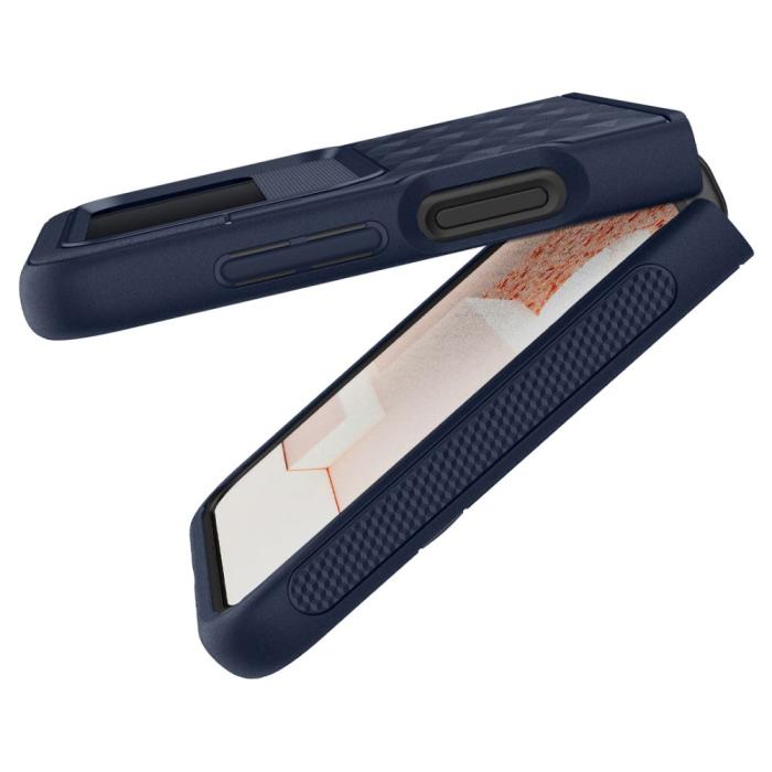 Bild 2, Spigen Spigen Caseology Samsung Galaxy Z Flip 4 Skal Parallax Blå - Teknikhallen.se