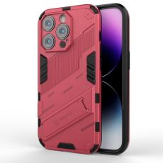  iPhone 14 Pro Skal Hybrid Med Kickstand R&ouml;d/Rosa - Teknikhallen.se