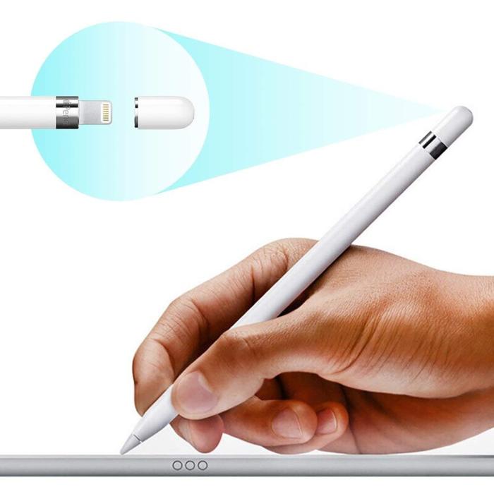 Bild 3,  Apple Pencil Magnetiskt Ersättnings Lock 1:a Generationen - Teknikhallen.se