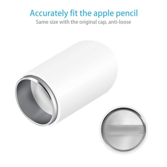 Bild 5,  Apple Pencil Magnetiskt Ersättnings Lock 1:a Generationen - Teknikhallen.se