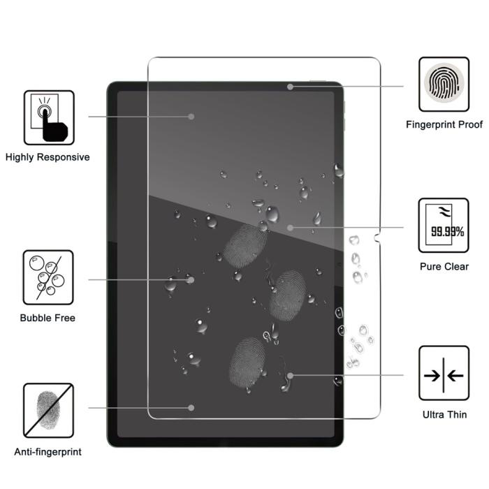 Bild 2,  Lenovo Idea Tab Pro Skärmskydd Härdat Glas - Teknikhallen.se