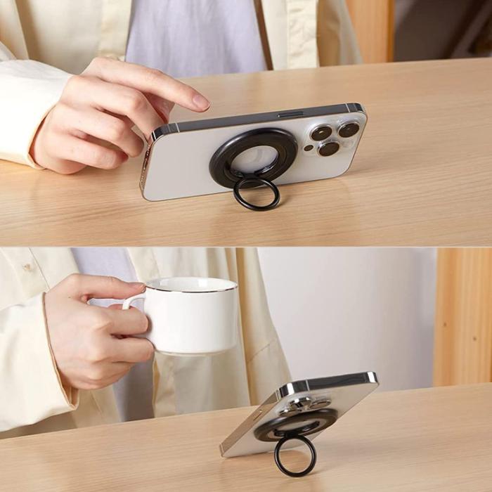 Bild 6, Tech-Protect Tech-Protect Magnetisk MagSafe Ringhållare Svart - Teknikhallen.se