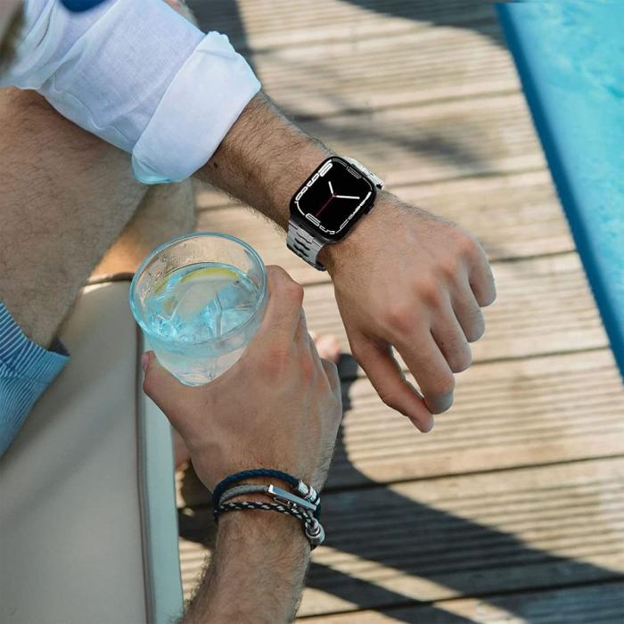 Bild 5, Tech-Protect Tech-Protect Apple Watch 42/44/45/46/49 mm Armband Stainless - Teknikhallen.se
