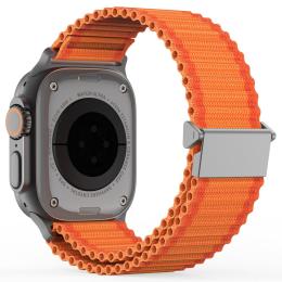 DUX DUCIS DUX DUCIS Apple Watch 38/40/41/42 mm Armband Nylon Orange - Teknikhallen.se