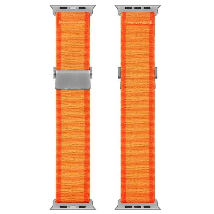 Bild 2, DUX DUCIS DUX DUCIS Apple Watch 38/40/41/42 mm Armband Nylon Orange - Teknikhallen.se