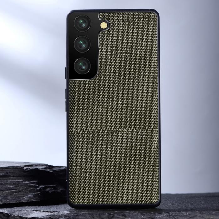 Bild 2,  Samsung Galaxy S22 Plus Skal Nylontäckt TPU Grön - Teknikhallen.se