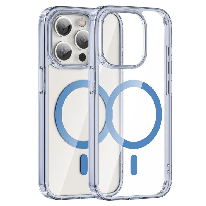 Bild 2, ColorPop ColorPop iPhone 15 Pro Max Skal CH MagSafe Transparent/Ljus Blå - Teknikhallen.se