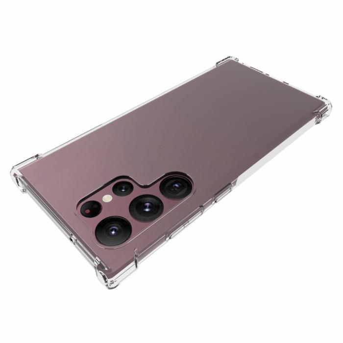 Bild 3,  Samsung Galaxy S23 Ultra Skal Shockproof TPU Transparent - Teknikhallen.se