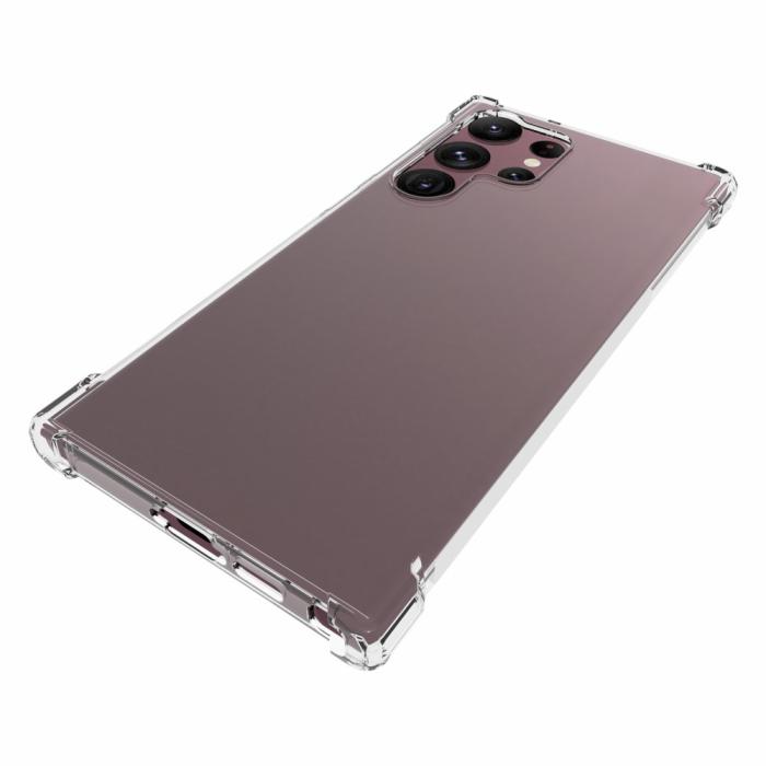 Bild 4,  Samsung Galaxy S23 Ultra Skal Shockproof TPU Transparent - Teknikhallen.se