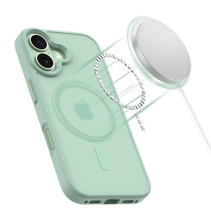 Bild 4, Tech-Protect Tech-Protect iPhone 17 Skal MagSafe MagMat Sage - Teknikhallen.se
