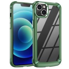  iPhone 15 Plus Skal Shockproof Hybrid Armor Gr&ouml;n - Teknikhallen.se