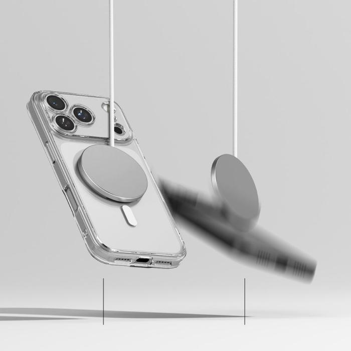 Bild 6, Ringke Ringke iPhone 17 Pro Max Skal MagSafe Fusion Transparent - Teknikhallen.se