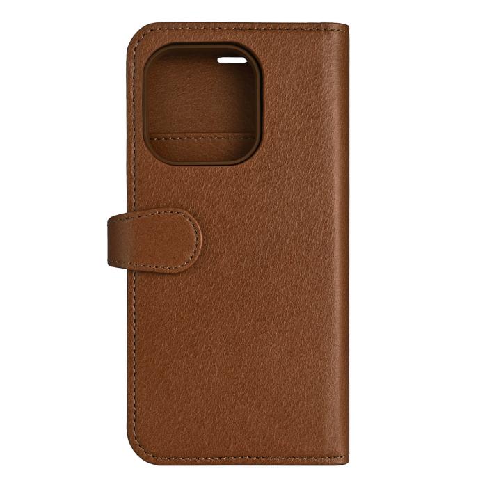 Bild 2, Buffalo Buffalo iPhone 16 Pro Fodral MagSafe 2in1 Äkta Läder Brun - Teknikhallen.se
