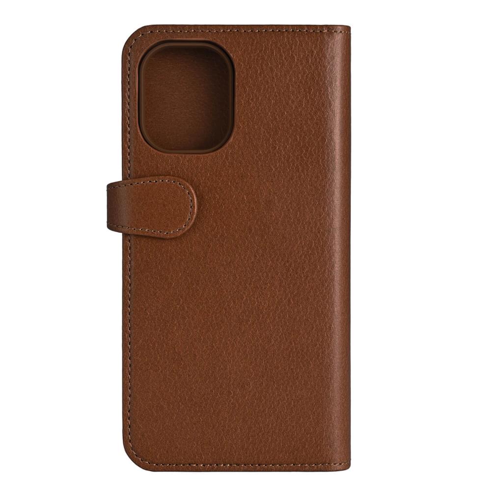 Buffalo Buffalo iPhone 16 Plus Fodral MagSafe 2in1 Äkta Läder Brun - Teknikhallen.se