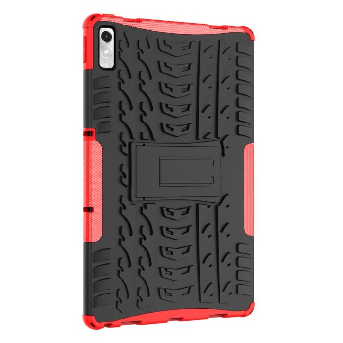 Bild 3,  Lenovo Tab P11 Gen 2 Skal Rugged Kickstand Armor Röd - Teknikhallen.se