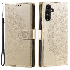  Samsung Galaxy A35 5G Fodral Mandala L&auml;der Guld - Teknikhallen.se