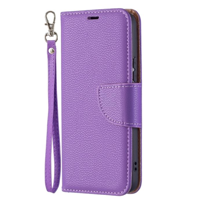 Bild 2,  Samsung Galaxy S22 Fodral Litchi Shark Lila - Teknikhallen.se