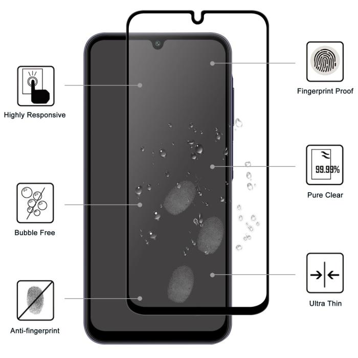 Bild 2,  Samsung Galaxy A36 5G/A56 5G Skärmskydd Heltäckande - Teknikhallen.se