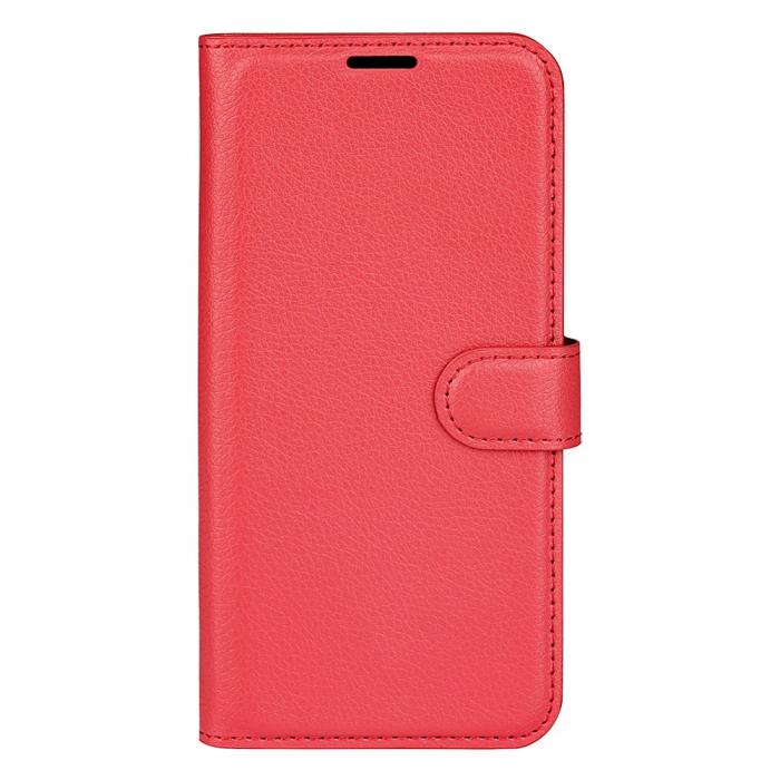 Bild 5,  Xiaomi Redmi 12C 4G Fodral Litchi Läder Röd - Teknikhallen.se