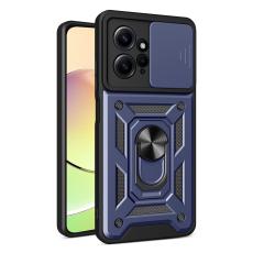  Xiaomi Redmi Note 12 4G Skal Camshield Ring Hybrid Bl&aring; - Teknikhallen.se