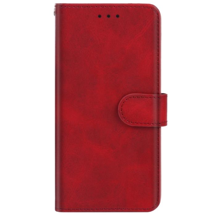 Bild 2,  Sony Xperia 10 IV Fodral Solid Läder Röd - Teknikhallen.se
