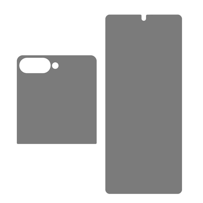 Bild 2,  Samsung Galaxy Z Flip 8 Skärmskydd Privacy HydroGel - Teknikhallen.se