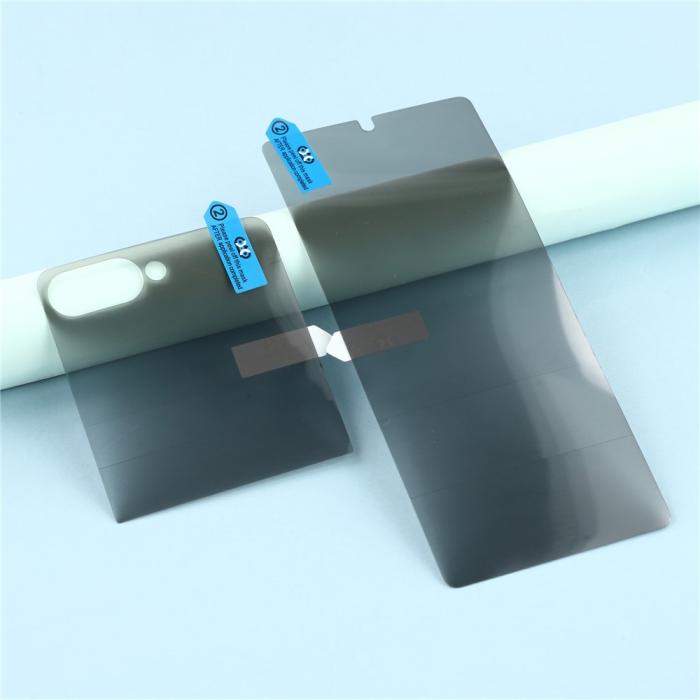 Bild 3,  Samsung Galaxy Z Flip 8 Skärmskydd Privacy HydroGel - Teknikhallen.se