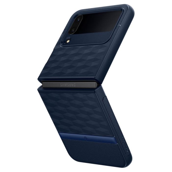 Bild 6, Spigen Spigen Caseology Samsung Galaxy Z Flip 4 Skal Parallax Blå - Teknikhallen.se